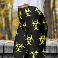 Vet Geel en Zwart Biohazard Patroon