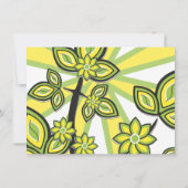 Vet geel groen Vrijgezellenfeest voor ontpitten Kaart (Achterkant)