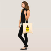 Vet Geel Waarschuwing Hot Sign Veiligheid Tote Bag