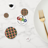 Vet gekleurd patroonAfstudeerder Confetti (Groep)