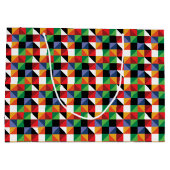 Vet gekleurd patroonAfstudeerder Groot Cadeauzakje (Achterkant)