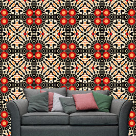 Vet gekleurde ingewikkelde etnische Boheemse volks Behang