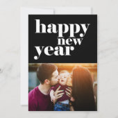 Vet Gelukkig Nieuwjaar 5-Foto Feestdagenkaart (Voorkant)