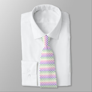Vet Genderfae Pride Flag Kleuren Polkadots Stropdas