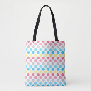 Vet Genderflux Pride Flag Kleuren Polkadots Tote Bag