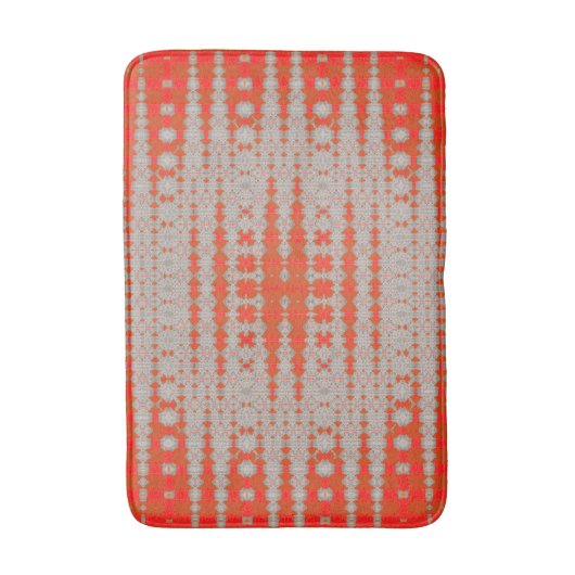 Vet geometrisch abstract badmat (Voorkant Verticaal)