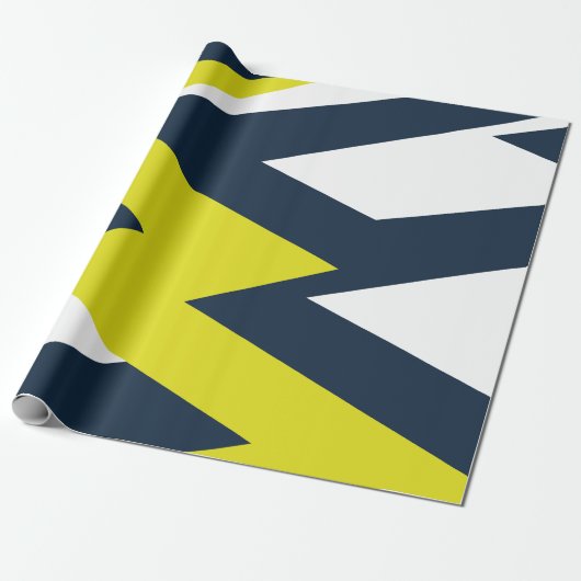 Vet geometrisch Abstract patroon Cadeaupapier (Uitgerold)