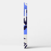 Vet geometrisch Bauhaus Retrofuturistisch patroon Case-Mate iPhone Case (Achterkant / Links)