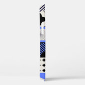 Vet geometrisch Bauhaus Retrofuturistisch patroon Case-Mate iPhone Case (Achterkant / Rechts)