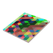 Vet geometrisch deelpatroon tegeltje (Zijkant)