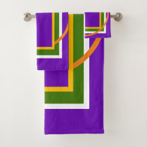 Vet Geometrisch Helder Paars Geel Groen Sinaasappe