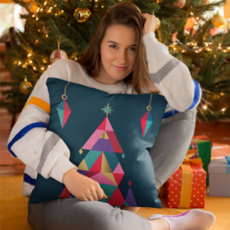 Vet geometrisch kerstboom Sierkussen