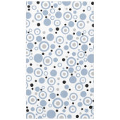 Vet geometrisch leisteen blauw tafelkleed (Voorkant)