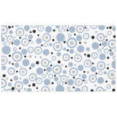 Vet geometrisch leisteen blauw tafelkleed (Voorkant (Horizontaal))