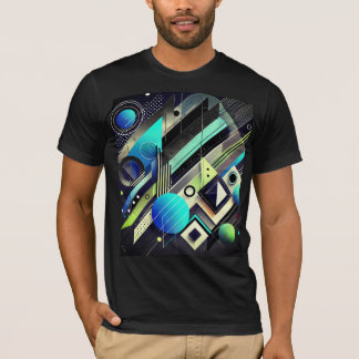 Vet geometrisch Mode ontwerp | Minimalistische vor T-shirt