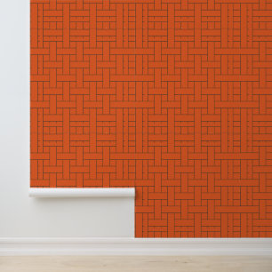 Vet geometrisch weefsel: een modern patroon behang