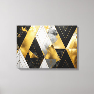 Vet geometrische elegantie canvas afdruk