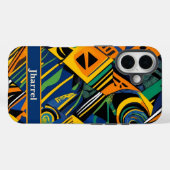 Vet Gepersonaliseerde Afro-Amerikaanse Vriendschap Case-Mate iPhone Case (Achterkant (horizontaal))