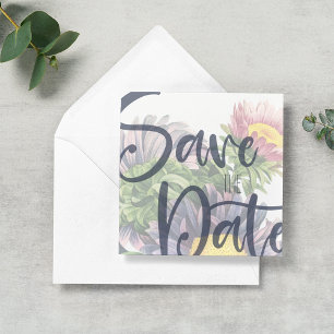 Vet Gerber Daisy Save the Date Sjabloon