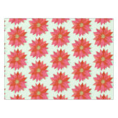 Vet, geschilderd poinsettia Kerstmis / vakantie on Tafelkleed (Voorkant (Horizontaal))