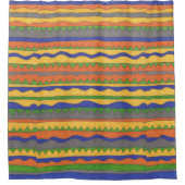 Vet gestreept patroongordijn douchegordijn (Voorkant)