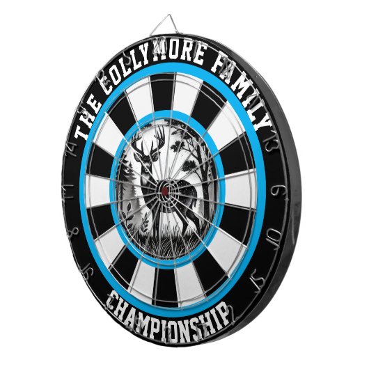 Vet geweven hertenmuurkunst dartbord (Voorkant Rechts)