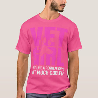 Vet Girl Veterinarian Animal Doctor Vet T-shirt