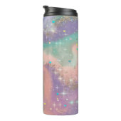 Vet Glitter Melkweg Thermische Tumbler Thermosbeker (Geroteerd rechts)