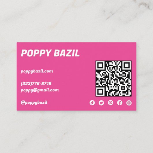 Vet golvende regenboog bestelling dank u sociale Q Visitekaartje (Achterkant)