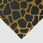 Vet goud- en zwarte Giraffes Tissuepapier (Detail)