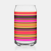 Vet Goud, Rood, Magenta & Gestreepte Glas Kan (Links)