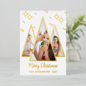 Vet Goud Vakantie Foto Kaart (Staand Voorkant)