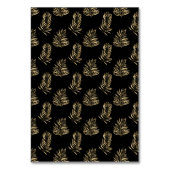 Vet gouden varenblad Trouwbedankje Tafel Kaart (Achterkant)