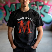 Vet Graffiti Monogram "M" -  Urban T-shirt