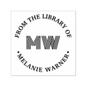 Vet Grafisch 2 initiële bibliotheekboeknaam Zelfinktende Stempel (Design)