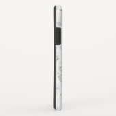 Vet grafisch typografisch initiaal marmer Case-Mate iPhone case (Achterkant/rechts)