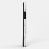 Vet grafisch typografisch initiaal marmer Case-Mate iPhone case (Achterkant/rechts)