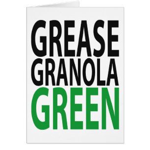 vet, granola, GREEN!
