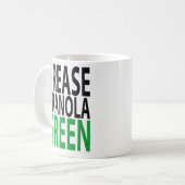 vet, granola, GREEN! Koffiemok (Voorkant links)