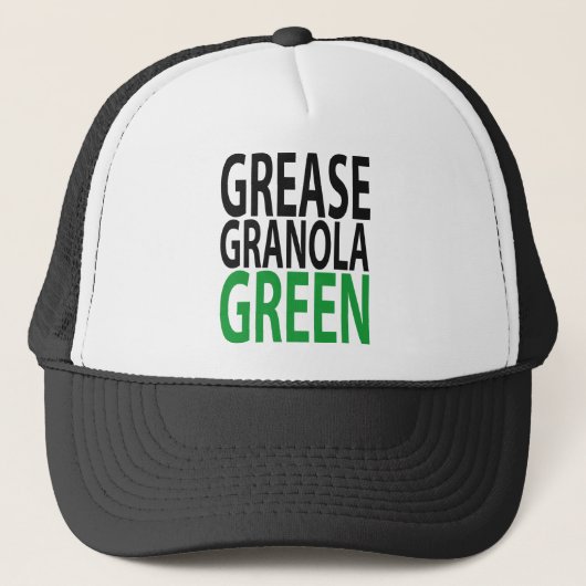 vet, granola, GREEN! Trucker Pet (Voorkant)