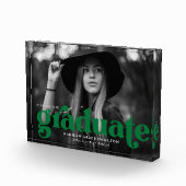 Vet Groen Afstuderen voor Typografie Fotoblokken (Rechts)