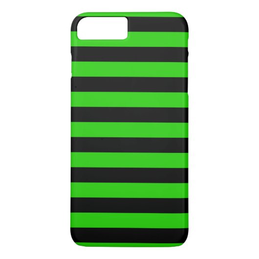 Vet groen en zwart Stripes patroon Case-Mate iPhone Case (Achterkant)