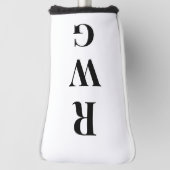 Vet Groot Monogram Golfheadcover (Draai 90)