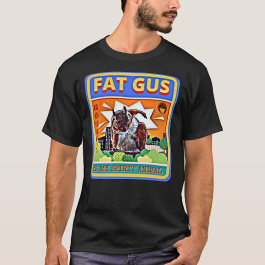 Vet Gus is mijn gedistilleerde dierenklassieke T-s T-shirt (Voorkant)