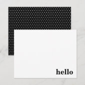 Vet Hallo Notitiekaartje (Voorkant / Achterkant)