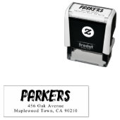 Vet Handgeschreven penseel Eenvoudig Zelfinktende Stempel (In situ)