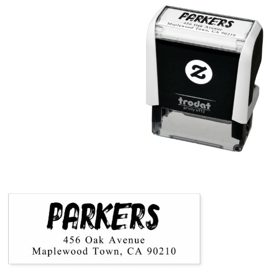 Vet Handgeschreven penseel Eenvoudig Zelfinktende Stempel (In situ)