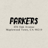 Vet Handgeschreven penseel Eenvoudig Zelfinktende Stempel