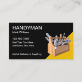 Vet Handyman Toolbox Visitekaartjes (Voorkant)