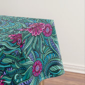 Vet Hedendaags Bloemen Tafelkleed (Voorbeeld)